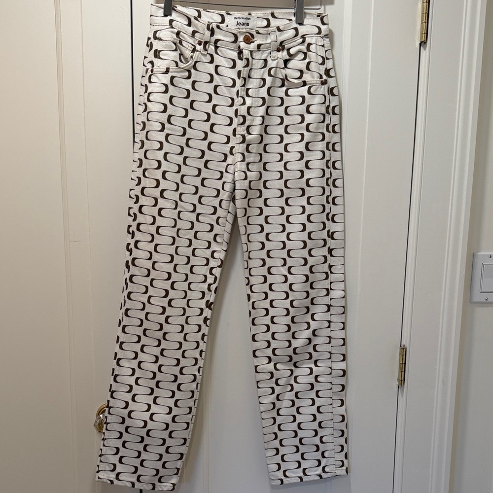 Reformation Mod Hi Rise Straight Jeans - Picture 3 of 4